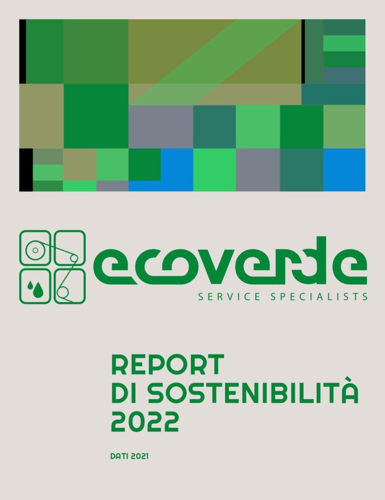 Copertina Report di sostenibilità 2022